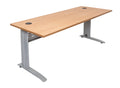 Rapidline Rapid Span Open Workstation 1500 x 700mm Beech / Precious Silver