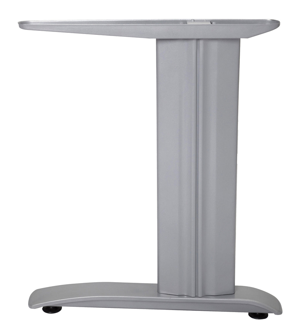 Rapidline Leg Set of 2 Only Brushed Silver for Rapid Span Workstation