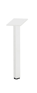 Rapidline Pole Leg Only White for Rapid Span Corner Workstation