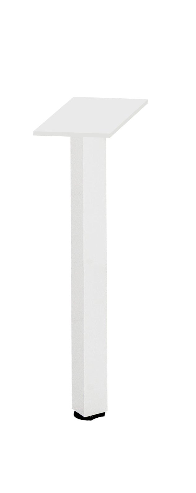 Rapidline Pole Leg Only White for Rapid Span Corner Workstation