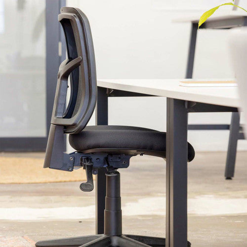 Mondo Tivoli Chair 2-Lever Mesh Back Without Arms Zen Black