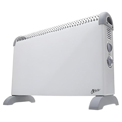 Nero 2000W Convector Heater White With Adjustable Thermostat