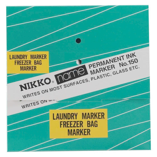 Nikko Name Pen Laundry and Freezer Marker Black