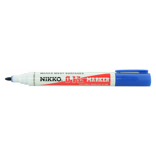 Nikko Permanent Oil Marker Bullet Tip Assorted Box of 12