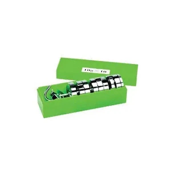 Slotted Weights 10 x 10g with Hanger