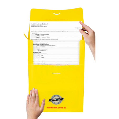 Northfork SDS Document Box A4 Yellow Each
