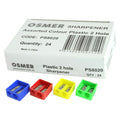 Osmer Sharpener 2 Hole Plastic Assorted