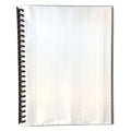 Osmer Display Book Refillable A4 Clearfront Black Pack of 24