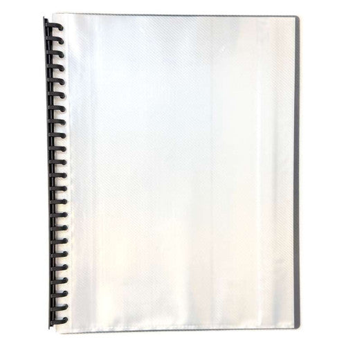 Osmer Display Book Refillable A4 Clearfront Black Pack of 24