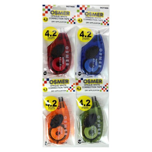 Osmer Correction Tape 4.2mm x 8m Assorted