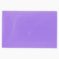 Osmer Document Wallet Foolscap Velcro Closure Purple Pack of 12