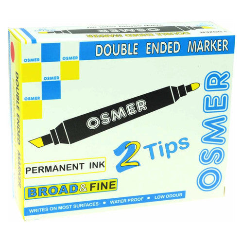Osmer Double Ended Marker Chisel and Bullet Red