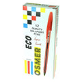 Osmer Economy Ballpoint Pen Medium Red