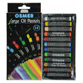 Osmer Oil Pastels 11mm Large 12 Assorted Colours