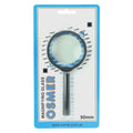 Osmer Magnifying Glass 50mm with Handle Black