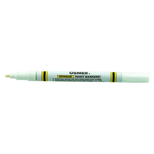 Osmer Opaque Paint Marker Fine Tip White Box of 12