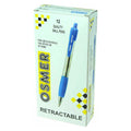 Osmer Retractable Ballpoint Pen Medium Blue