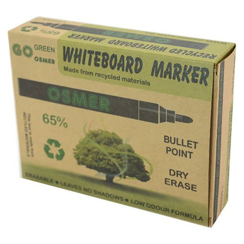 Osmer Whiteboard Marker Bullet Tip Green