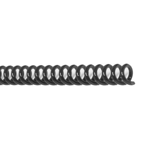 PHE 10mm Black Plastic Spiral Binding 4:1 Pitch 48 Loop A4 Box of 100 Gold Sovereign