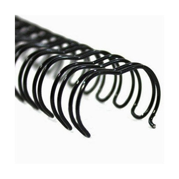 PHE 25mm Black Wire Binding 2:1 Pitch 23 Loop A4 Box of 50 Gold Sovereign