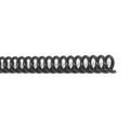 PHE 38mm Black Plastic Spiral Binding 4:1 Pitch 48 Loop A4 Box of 25 Gold Sovereign