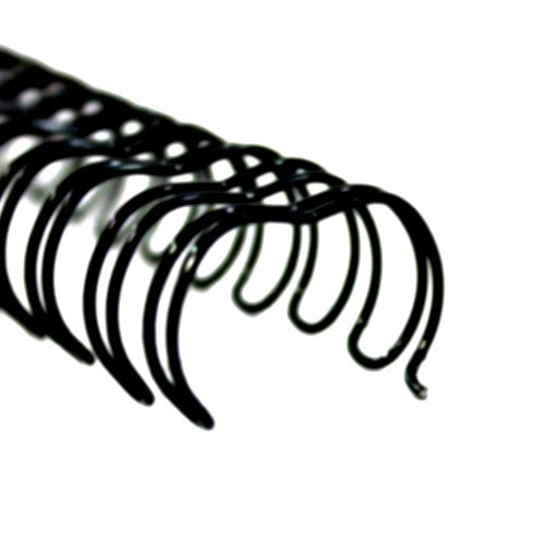 PHE 9mm Black Wire Binding 2:1 Pitch 23 Loop A4 Box of 100 Gold Sovereign