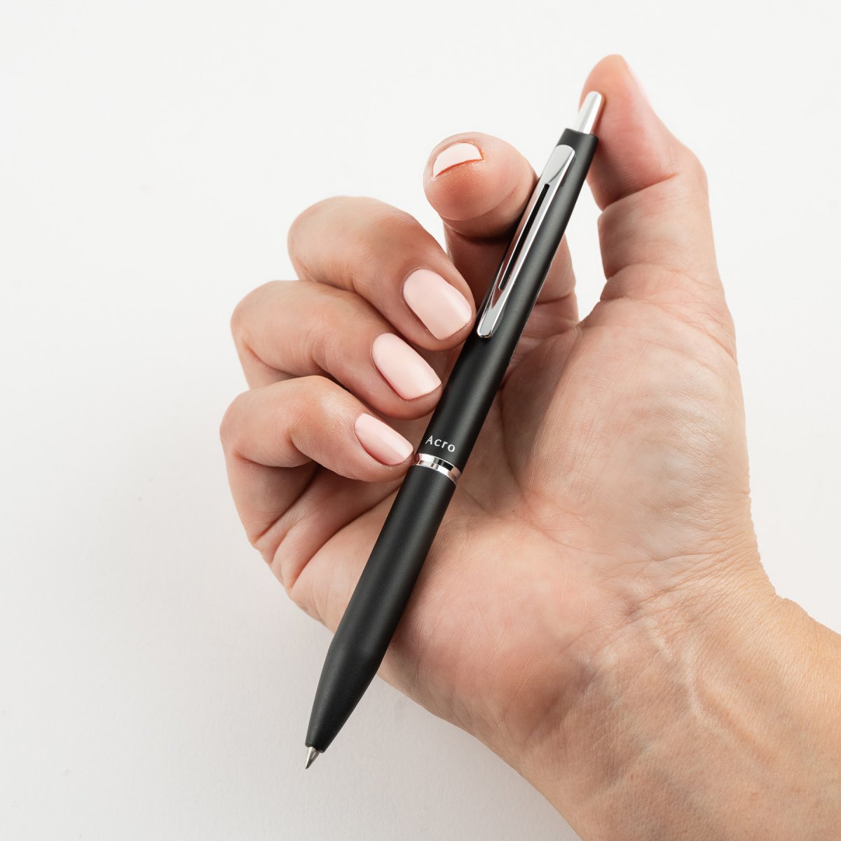 PILOT Acro 1000 Retractable Ballpoint Extra Fine Black Barrel Silver Accent Black Ink