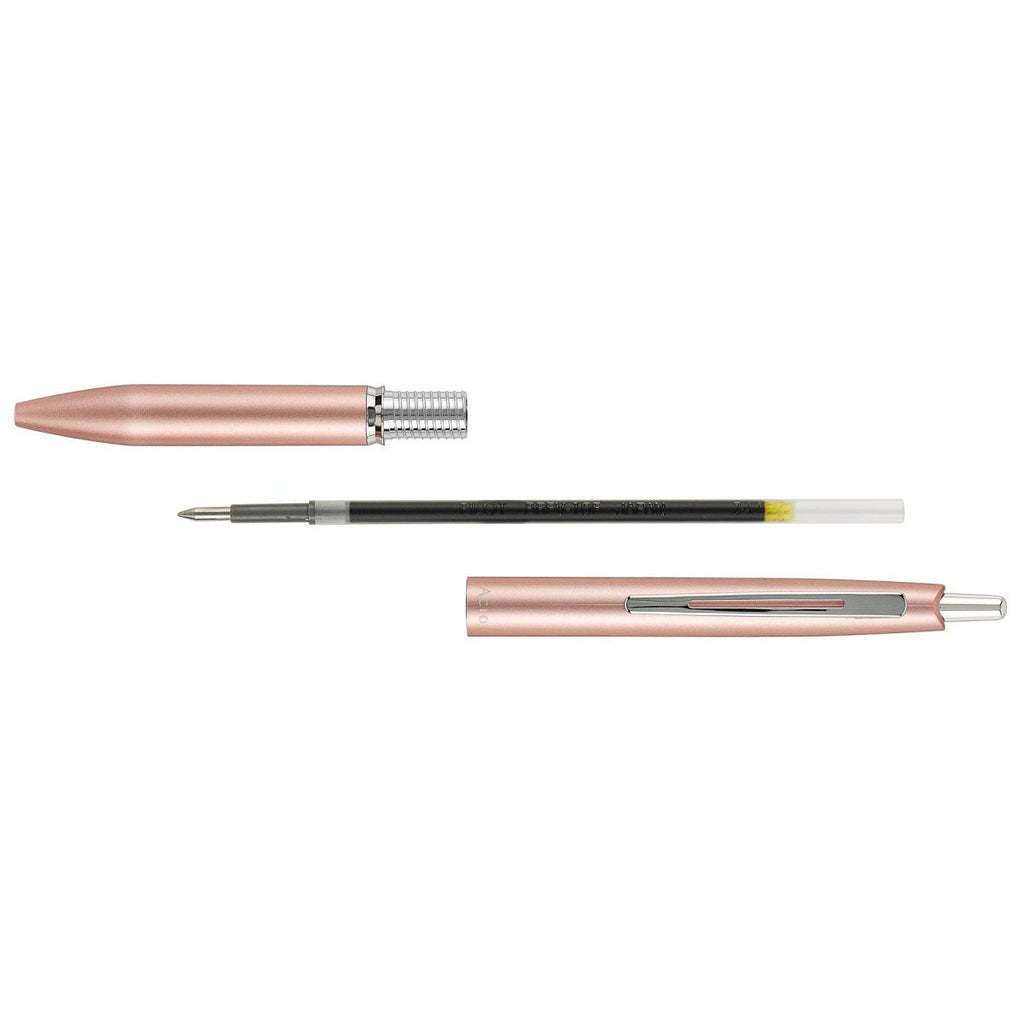 PILOT Acro 1000 Retractable Ballpoint Extra Fine Champagne Gold Barrel Silver Accent Black Ink
