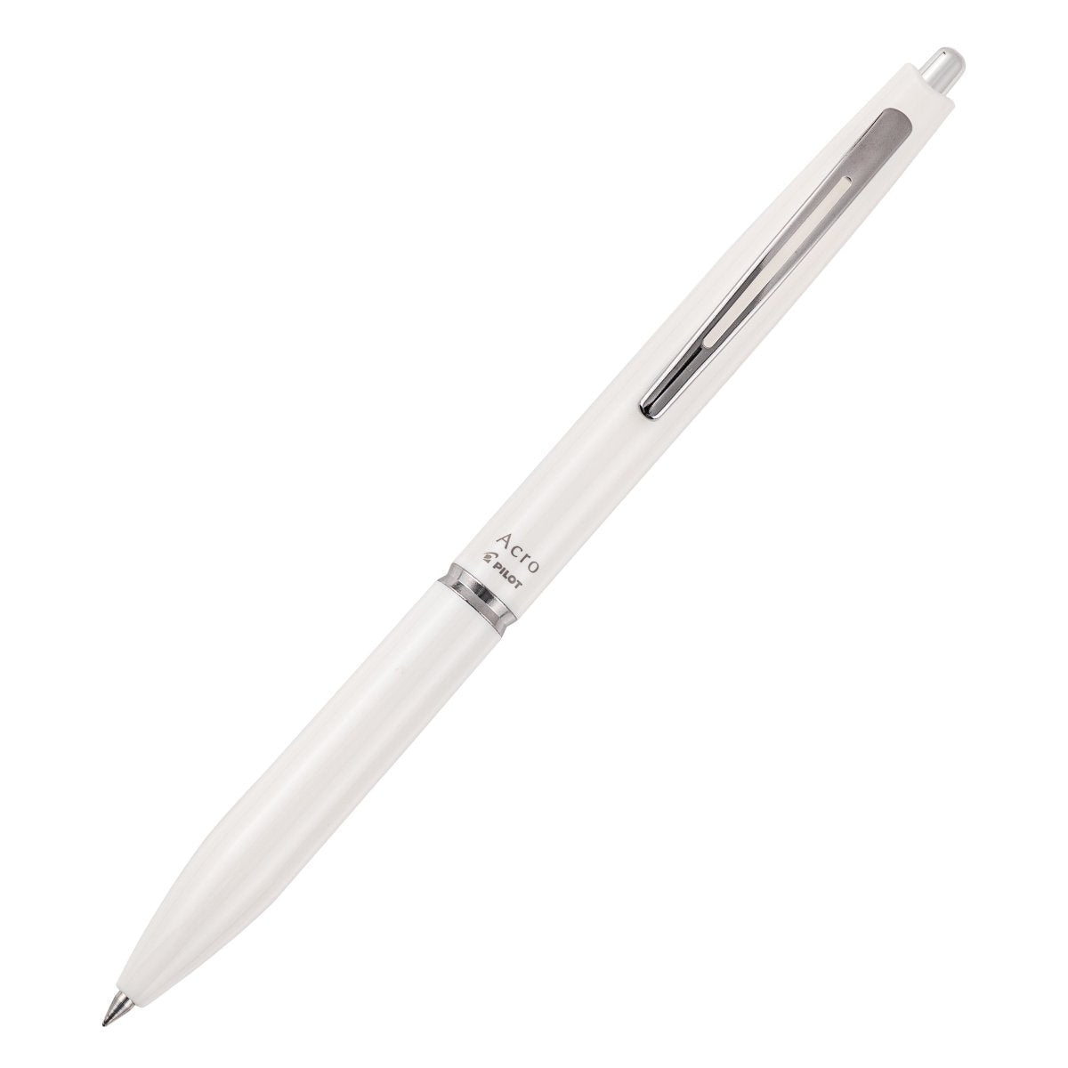 PILOT Acro 300 Hybrid Ballpoint Pen Extra Fine White Barrel Black Ink Box of 10