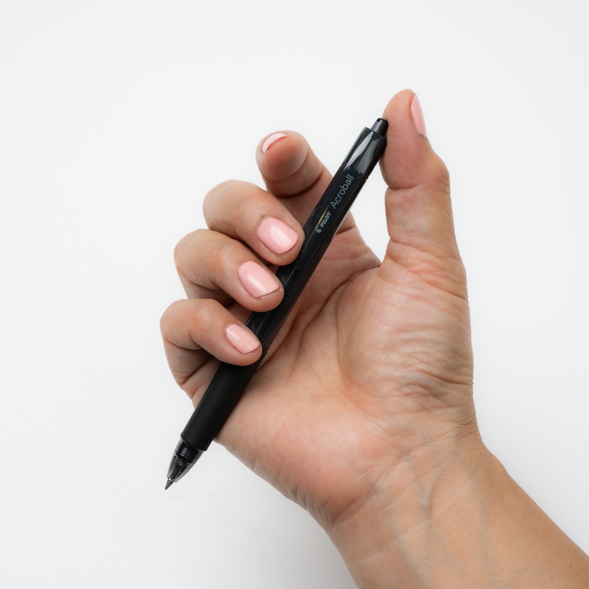 PILOT Acroball 150 Hybrid Retractable Ballpoint Fine Black Barrel Blue Ink Box of 10