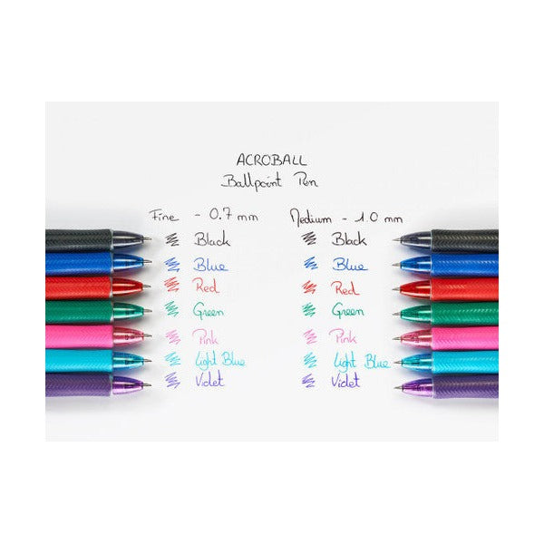 Pilot BegreeN Acroball Retractable Ballpoint Pen Medium Red Box of 10