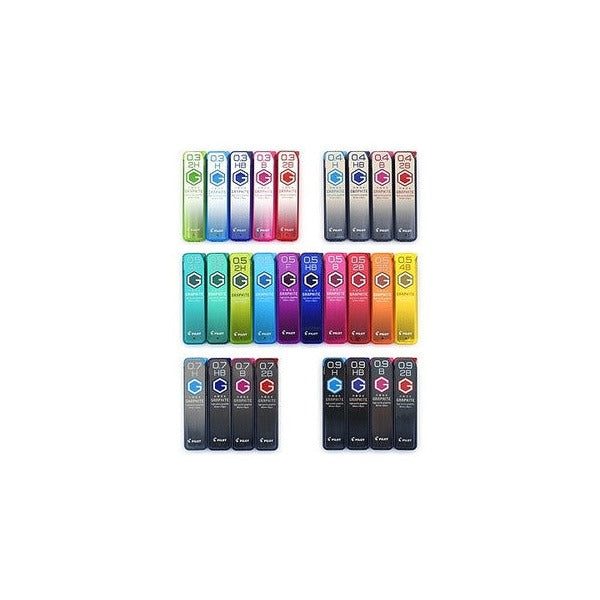 Pilot BegreeN G Neox Graphite Lead Refill 2B 0.3mm 20's Pack of 10