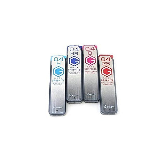 Pilot BegreeN G Neox Graphite Lead Refill 2B 0.4mm 30's Pack of 10