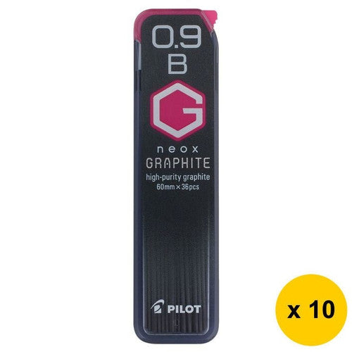 Pilot BegreeN G Neox Graphite Lead Refill B 0.9mm 36's Pack of 10