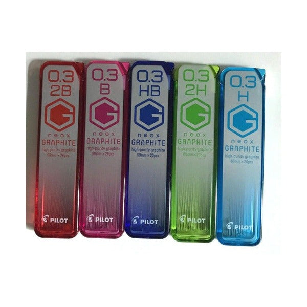 Pilot BegreeN G Neox Graphite Lead Refill HB 0.3mm 20's Pack of 10