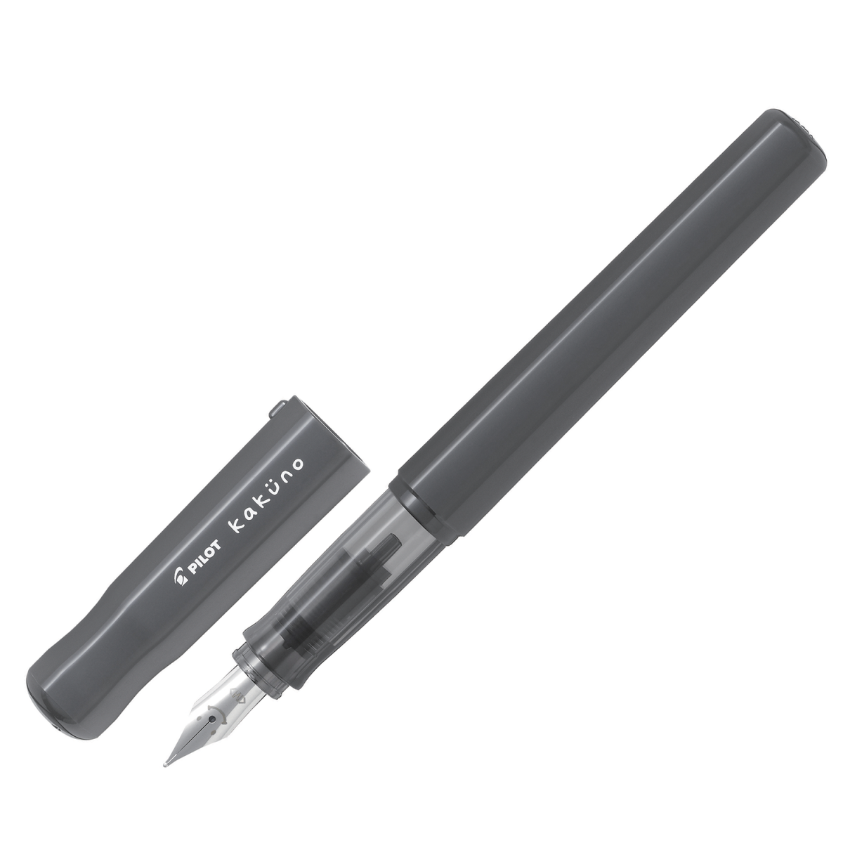 PILOT BegreeN Kakuno Fountain Pen Medium Nib Grey Cap - new packaging