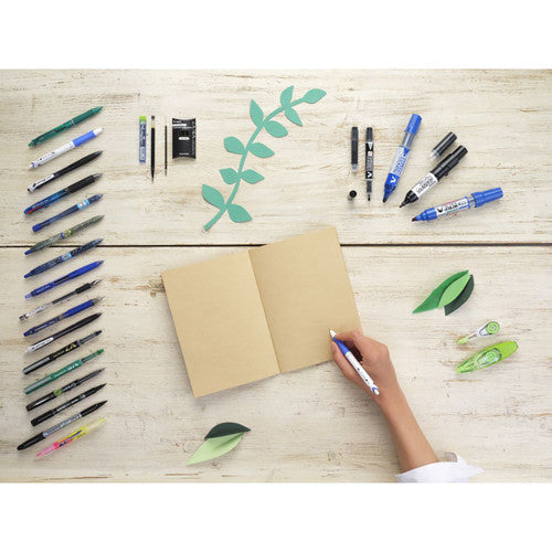 Pilot BegreeN Twin Permanent Marker Dual Nib Black Box of 10