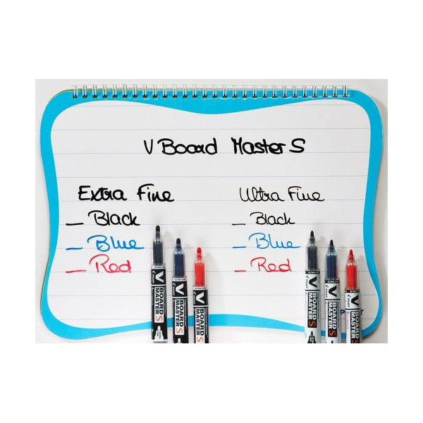 Pilot BegreeN V Board Master S Whiteboard Marker Bullet Extra Fine Blue Box of 10