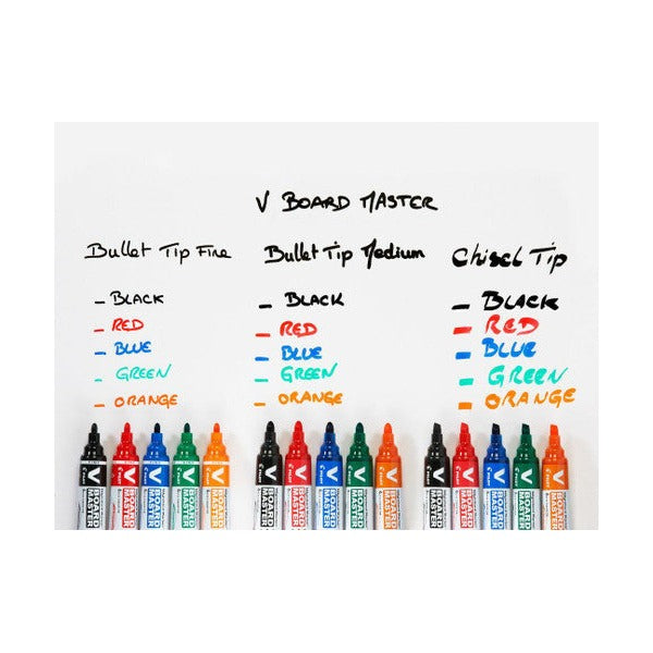 Pilot BegreeN V Board Master Whiteboard Marker Bullet Medium Black Box of 10