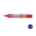 Pilot BegreeN V Board Master Whiteboard Marker Bullet Medium Red Box of 10