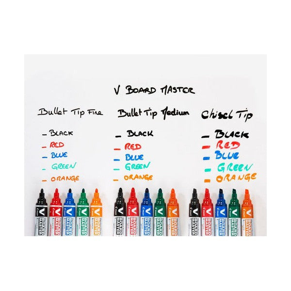 Pilot BegreeN V Board Master Whiteboard Marker Chisel Medium Orange Box of 10