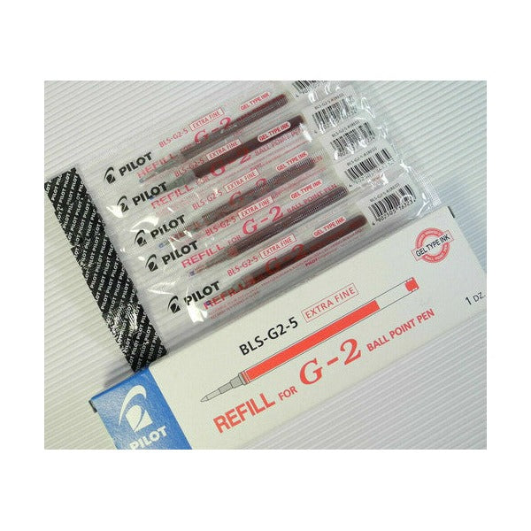Pilot BLS-G2 Gel Refill 0.5mm Red Box of 12