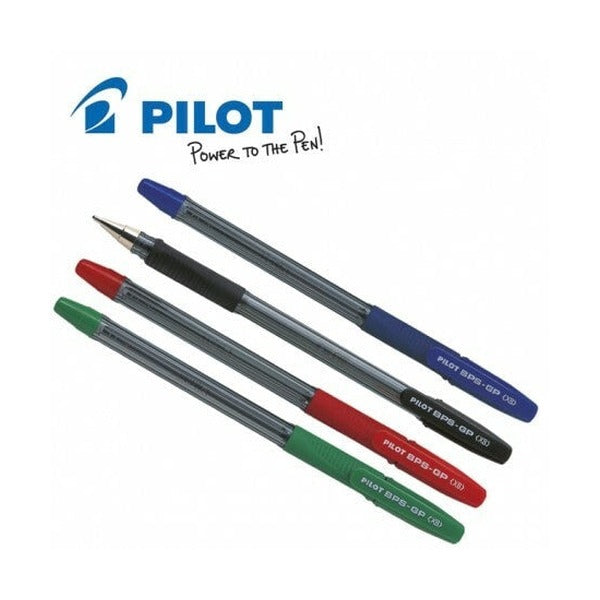 Pilot BPS-GP The Ballpoint Stick Grip Pen Extra Broad Black Box of 12
