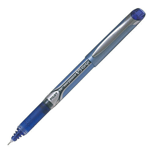 Pilot BXGPN-V5 Hi-Tecpoint Grip Rollerball Pen 0.5mm Blue Box of 12