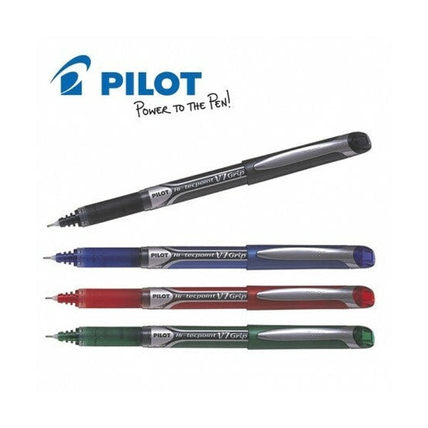 Pilot BXGPN-V7 Hi-Tecpoint Grip Rollerball Pen 0.7mm Black Box of 12