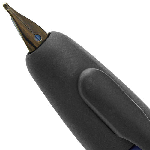 Pilot Capless Black Accent Fountain Pen Matte Blue Barrel Medium Nib