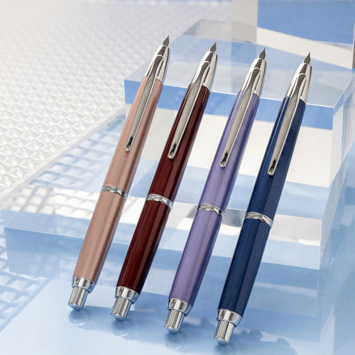 Pilot Capless Decimo Fountain Pen Dark Blue Barrel Medium Nib