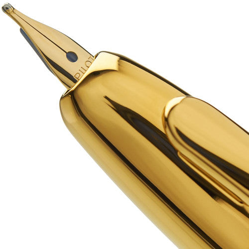 Pilot Capless Gold Accent Fountain Pen Red Barrel Medium Nib