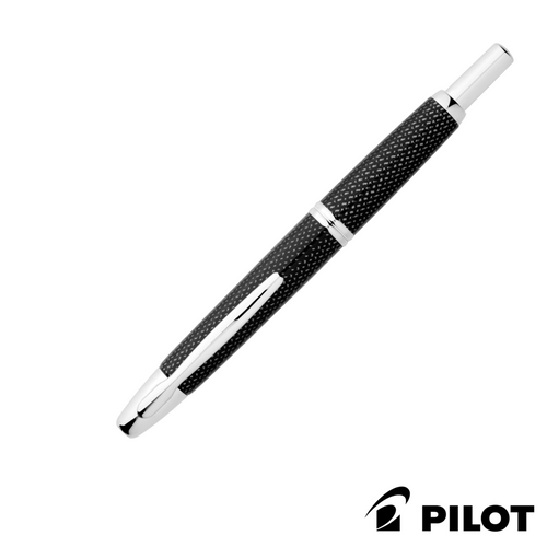 Pilot Capless Splash Fountain Pen Black Barrel Medium Nib