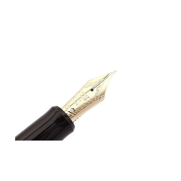 Pilot Custom 823 Fountain Pen Black Barrel 14K Gold Fine Nib